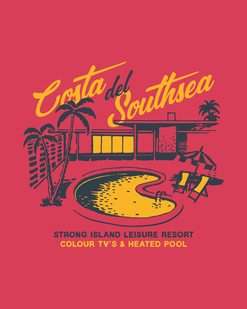 South Coast Mens SD Map 3-Tone Tee