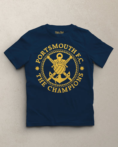 PFC Champions // Toddler Kids Unisex Tee - Navy Blue