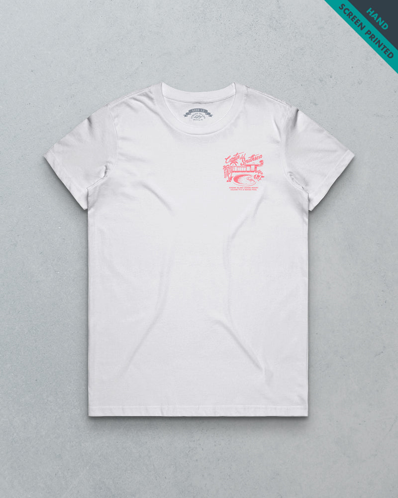 Costa del Southsea // Women's Tee - White