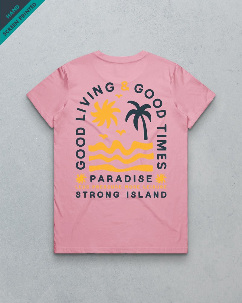 Paradise // Women's Tee - Bubblegum