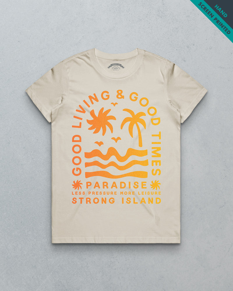 Paradise // Women's Tee - Ecru