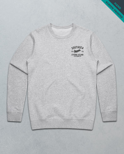 Welcome // Organic Unisex Sweatshirt - Heather Grey