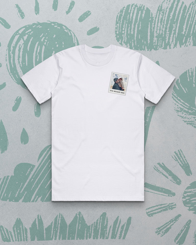 Men's Tee // Using Your Own Photo - Valentines Delivery