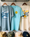 Men's Tee // Shines - Lagoon Pale Blue