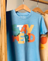 Stay Weird // Toddler Kids Unisex Tee - Sky Blue