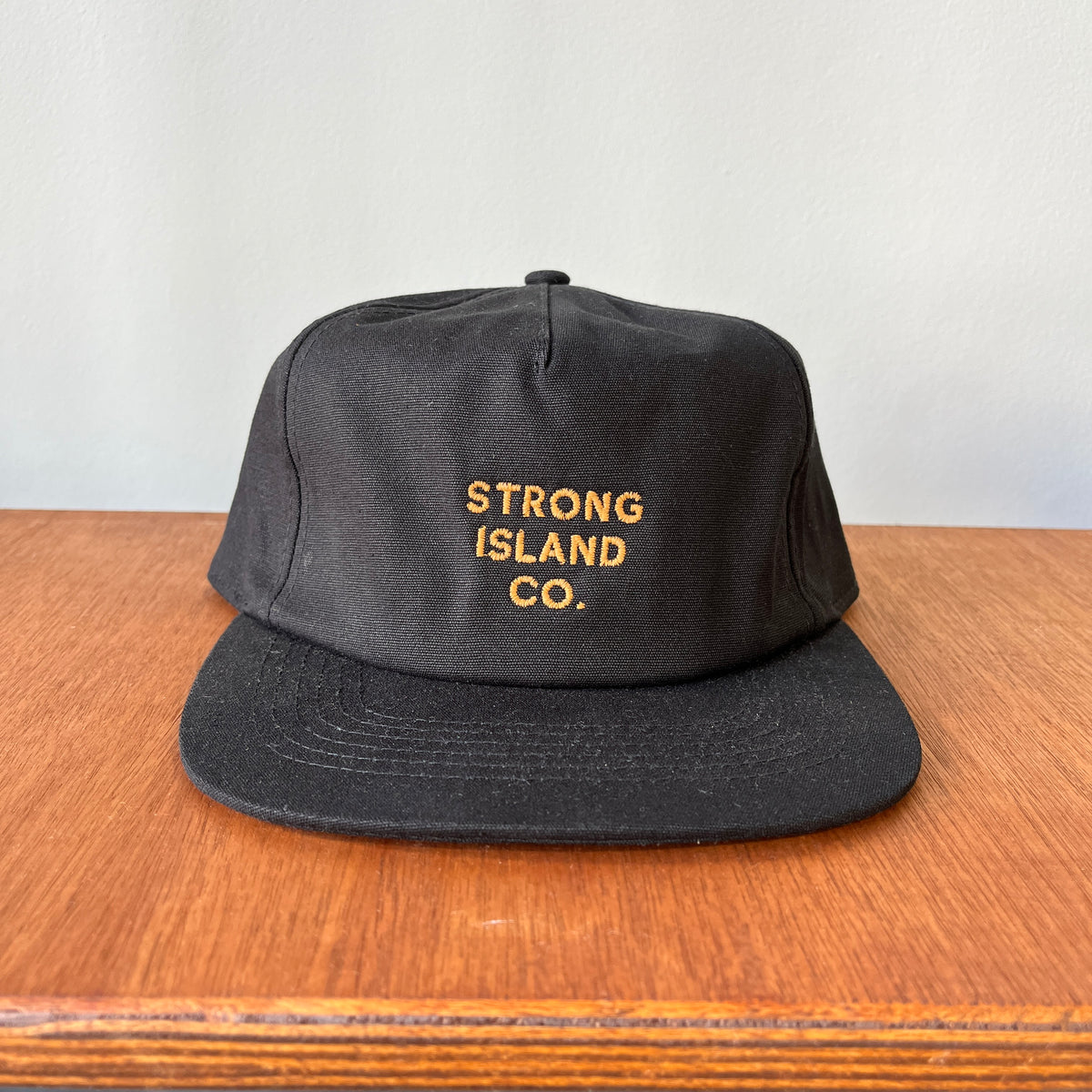 SICo // Embroidered 5 Panel Organic Cap - Black