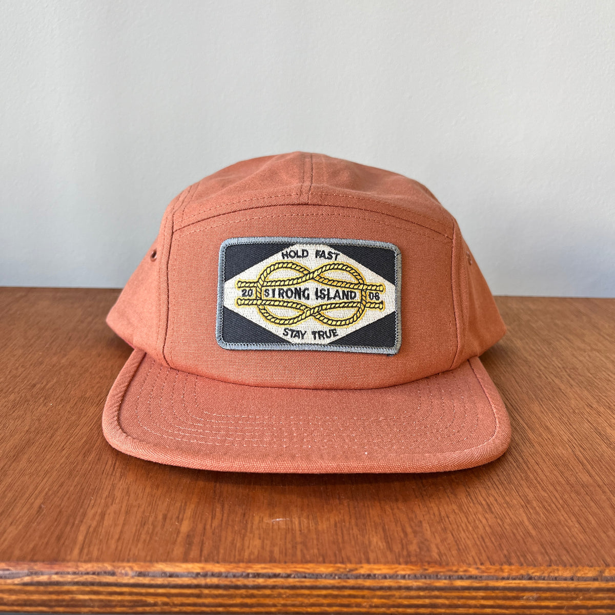 Patch // 5 Panel Organic Cap - Terracotta