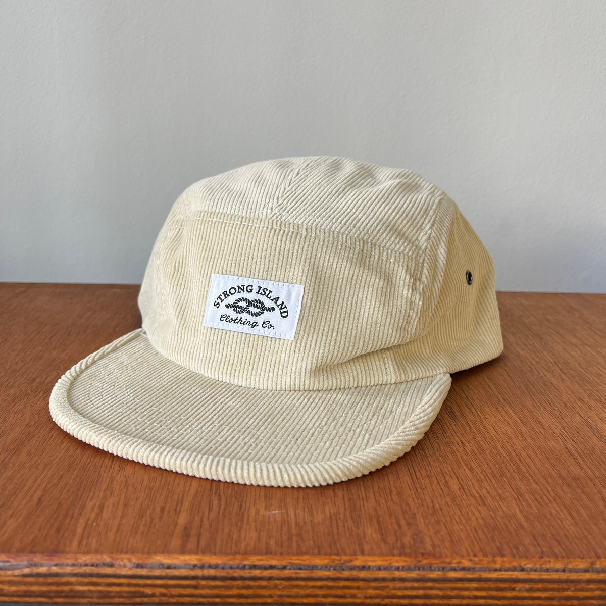 Cord // 5 Panel Organic Cap - Cream