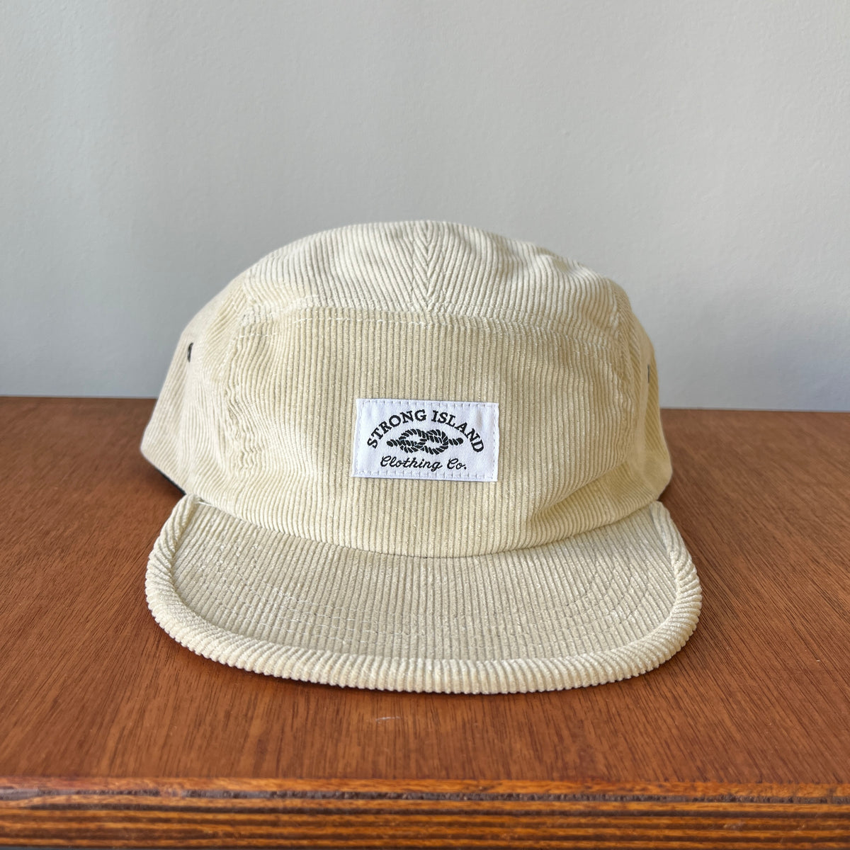 Cord // 5 Panel Organic Cap - Cream