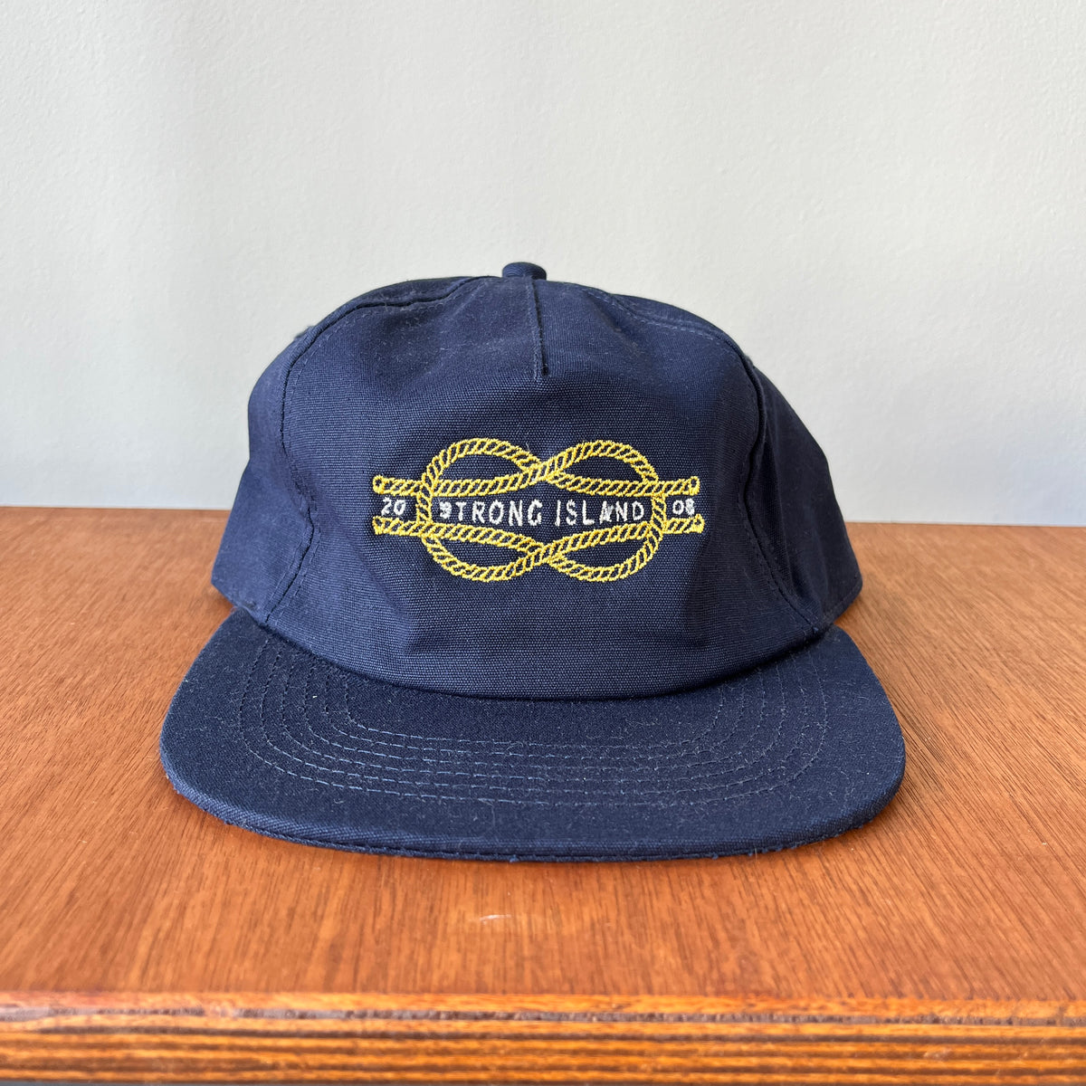 Rope // Embroidered 5 Panel Organic Cap - Navy
