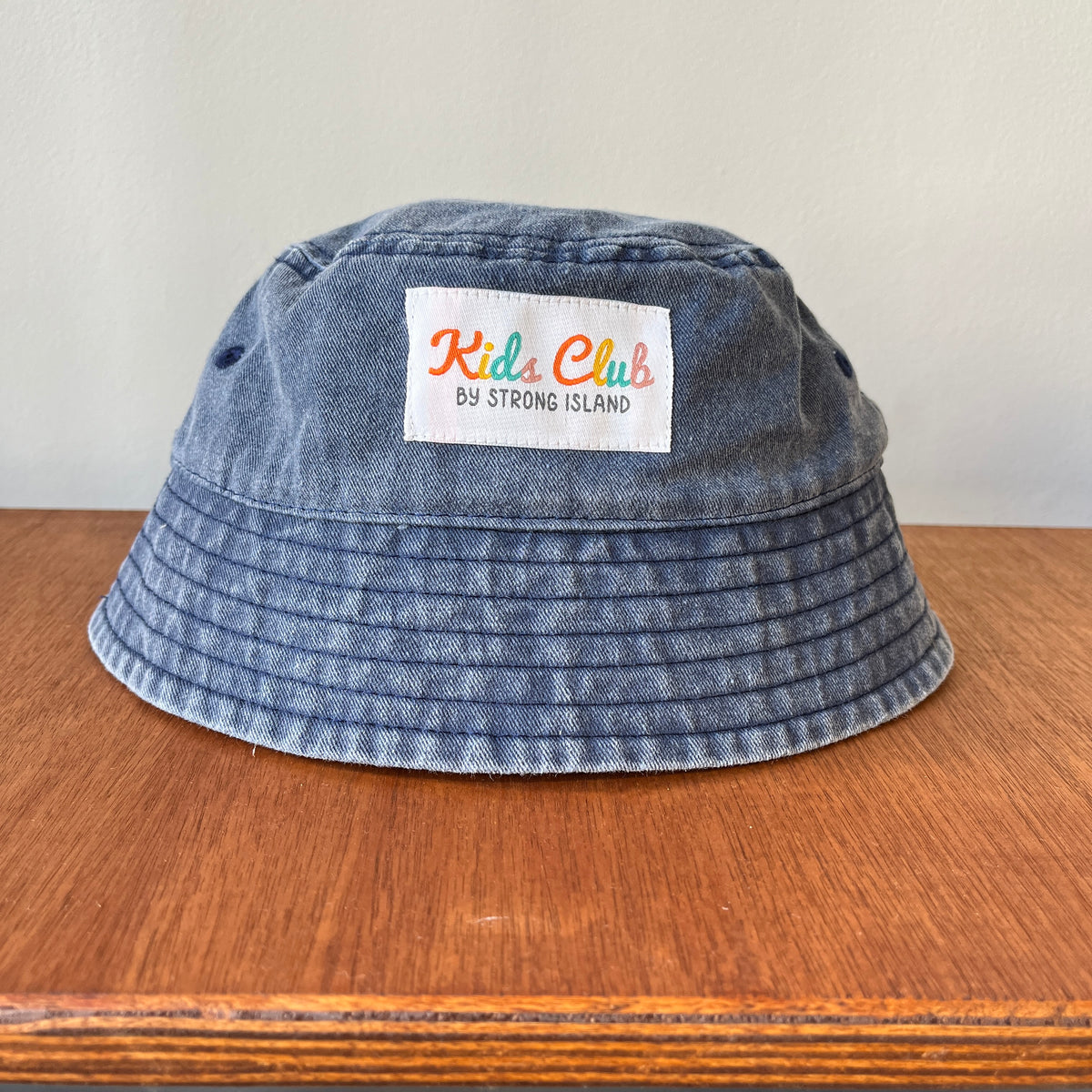 Kids Club // Vintage Wash Bucket Hat - Denim Blue