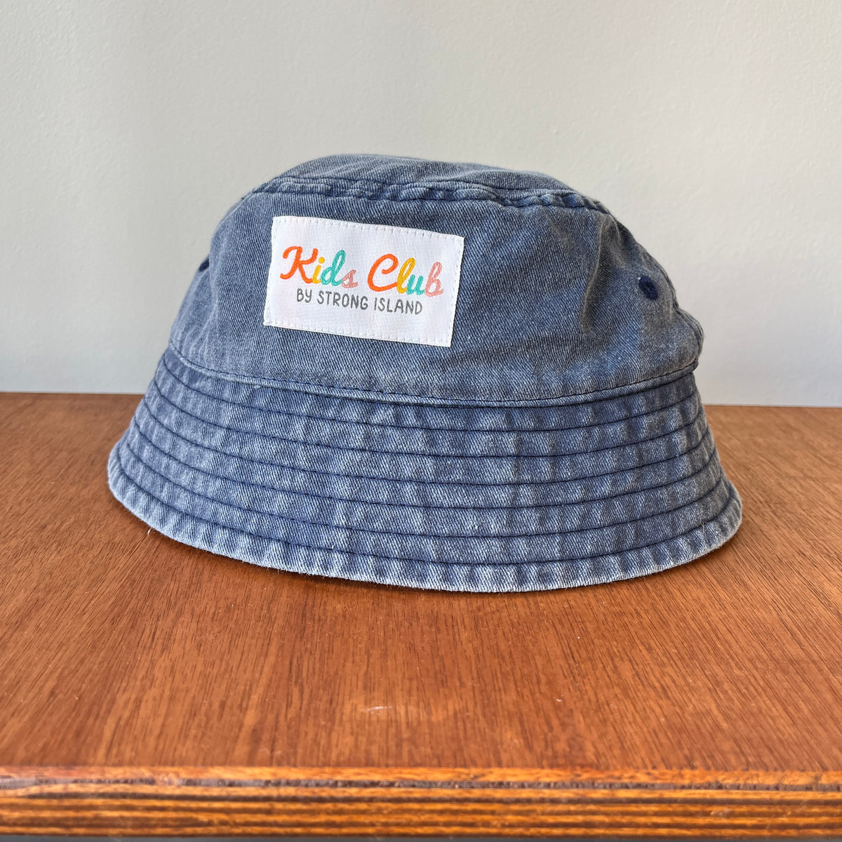 Kids Club // Vintage Wash Bucket Hat - Denim Blue