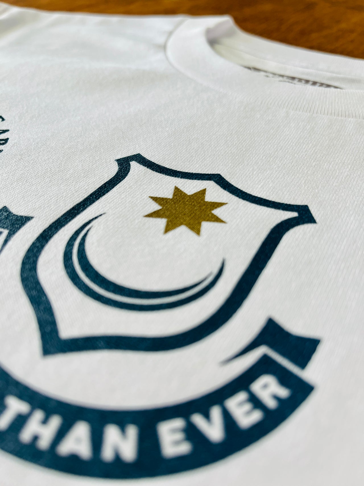 PFC Hat Trick // Men's Tee - White, Navy, Red & Gold Star