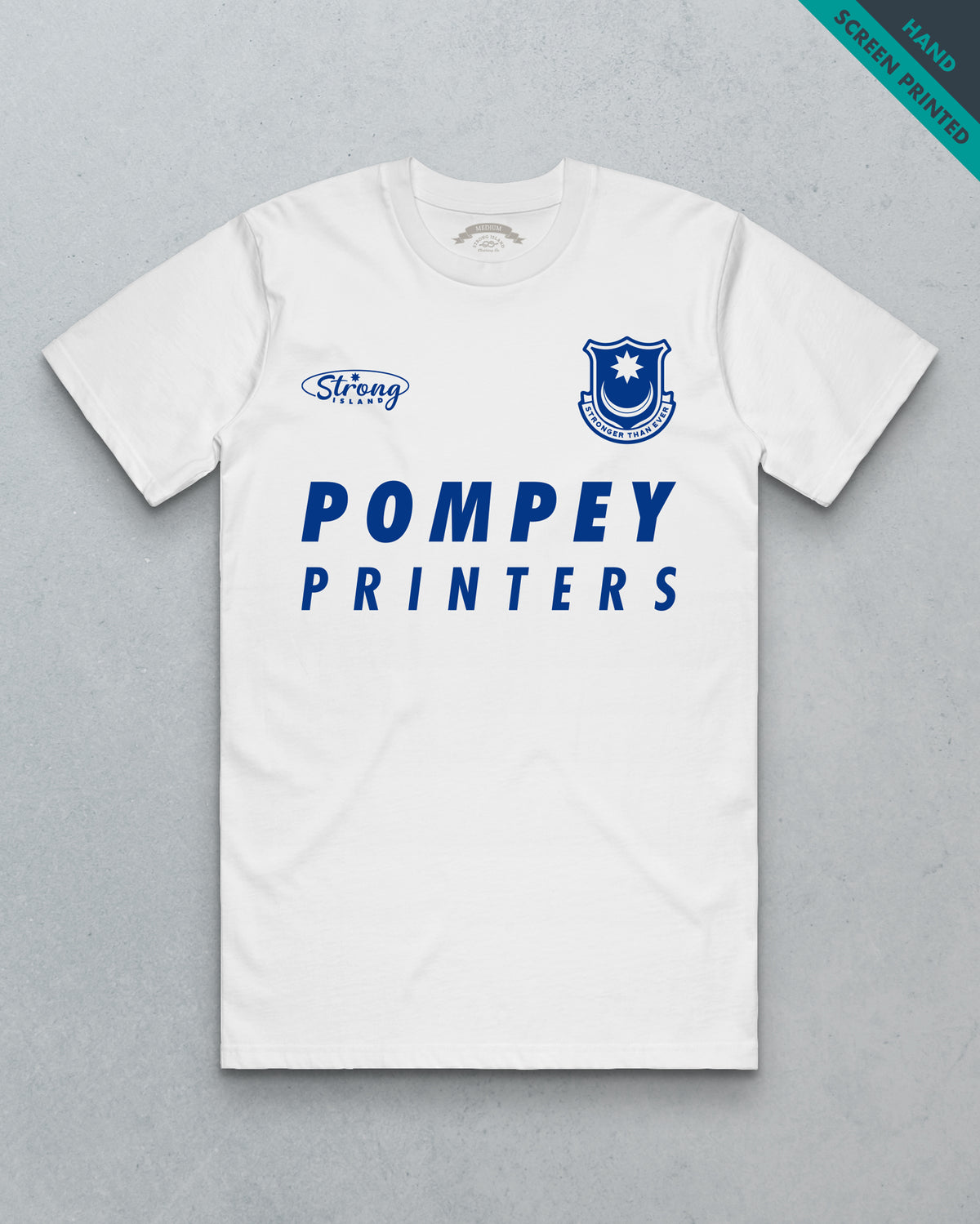 PFC Pompey Printers // Men's Tee - White