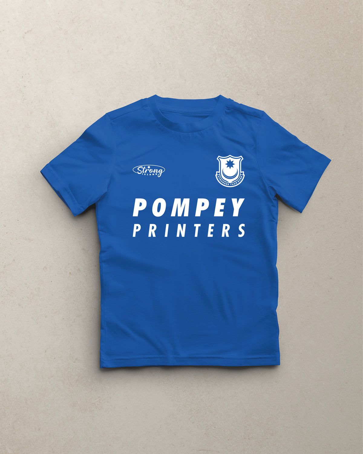 Pompey Printers // Kids Unisex Tee - Royal Blue