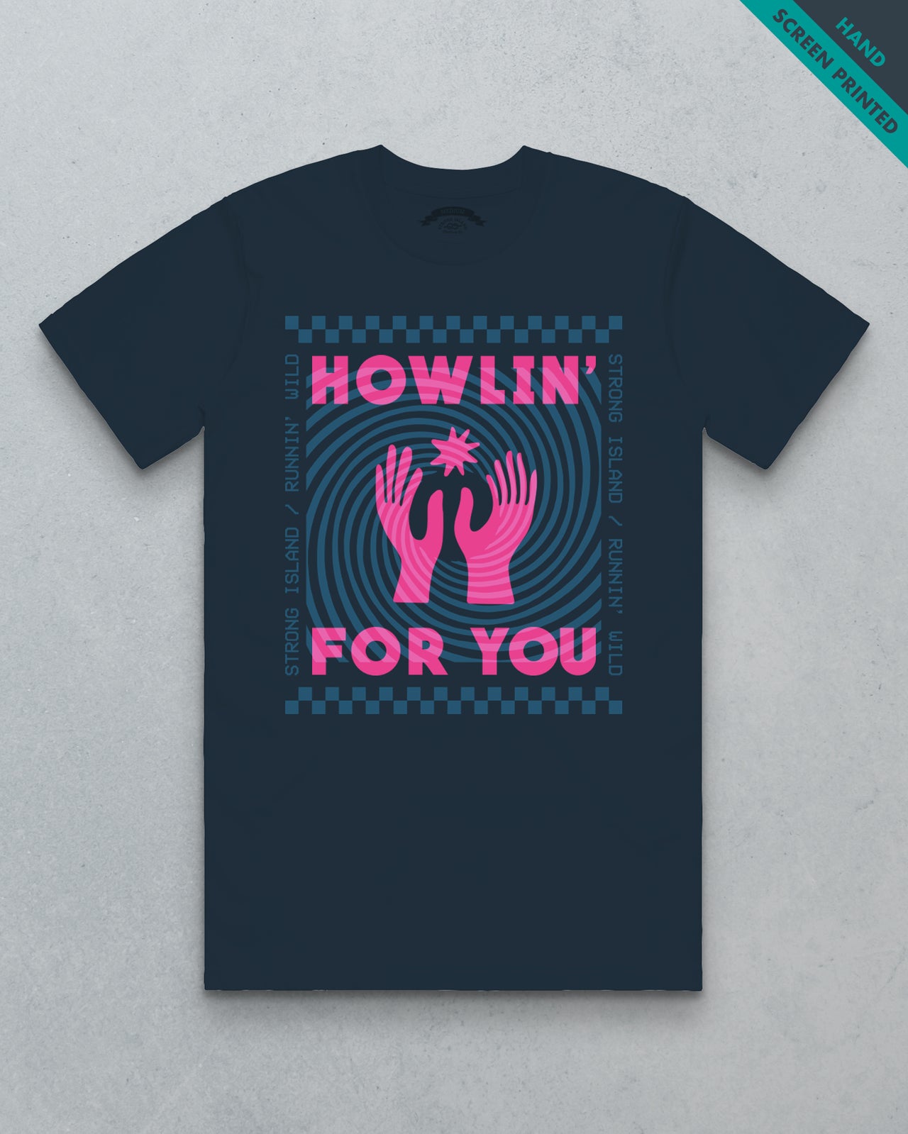 Howlin' For You // Men's Tee - Petrol Blue