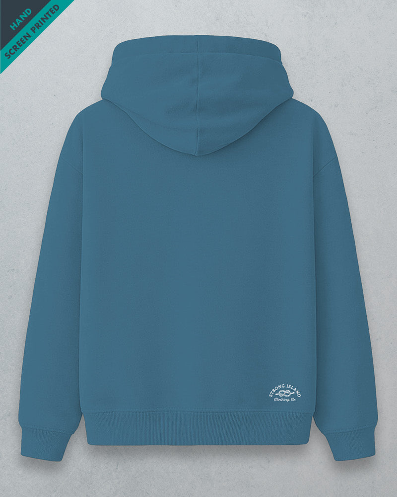 Horizons // Premium Unisex Hoodie - Deep Sea Blue