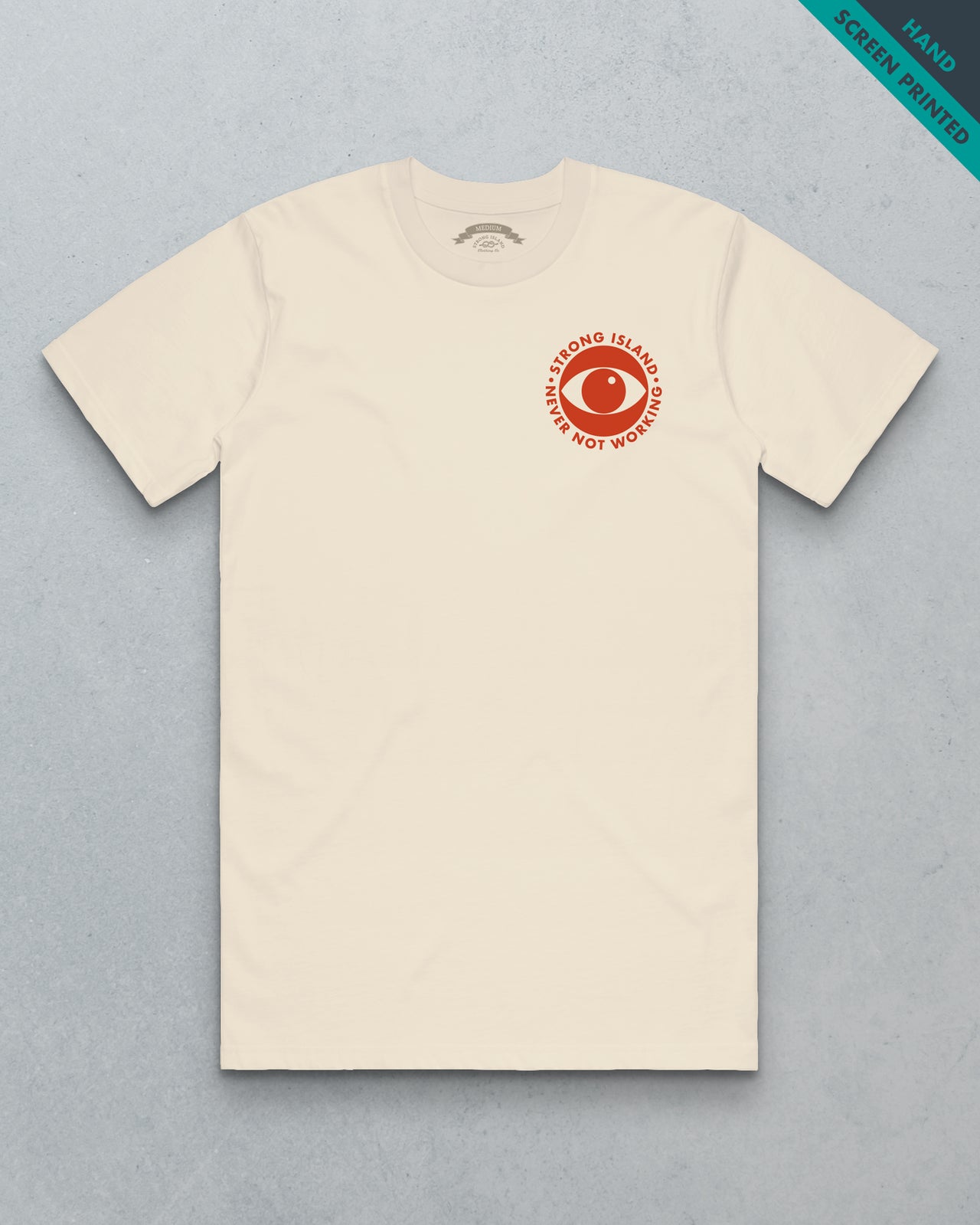 No Sleep // Men's Tee - Ecru