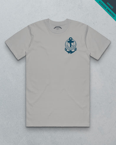 Branded // Men's Heavy Tee - Faded Storm Grey