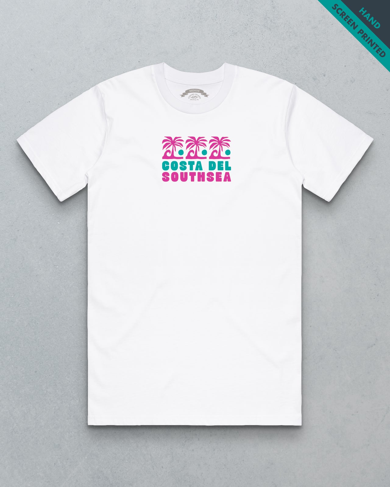 Costa del Southsea // Men's Tee - White