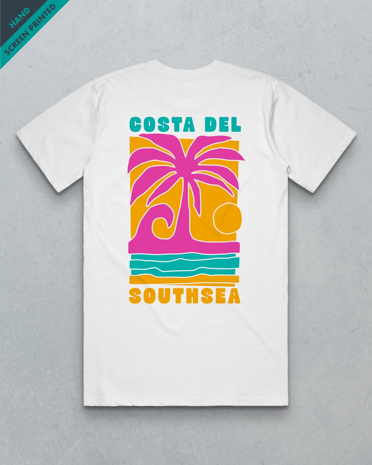 Costa del Southsea // Men's Tee - White