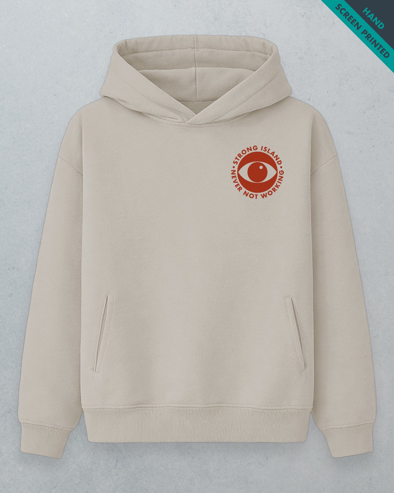 No Sleep // Premium Unisex Hoodie - Stone Beige