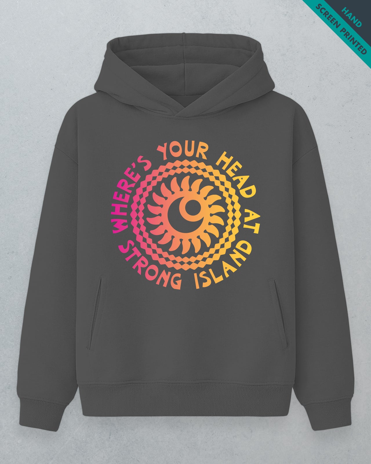 Where's Your Head At // Premium Unisex Hoodie - Flint Grey