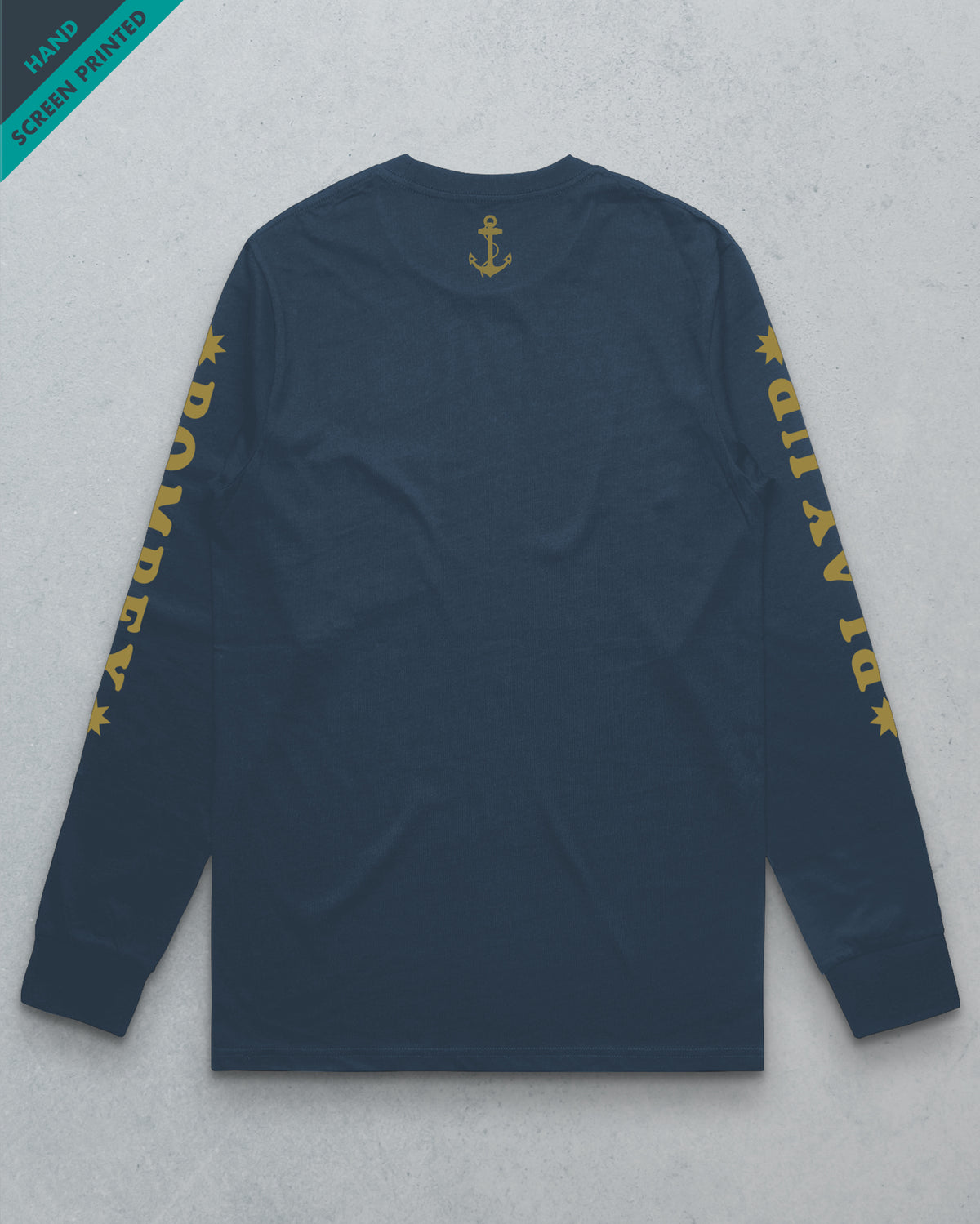 PFC Hat Trick // Men's LS Tee - Petrol Blue