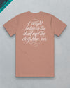 Deep Blue Sea // Men's Heavy Tee - Faded Pink