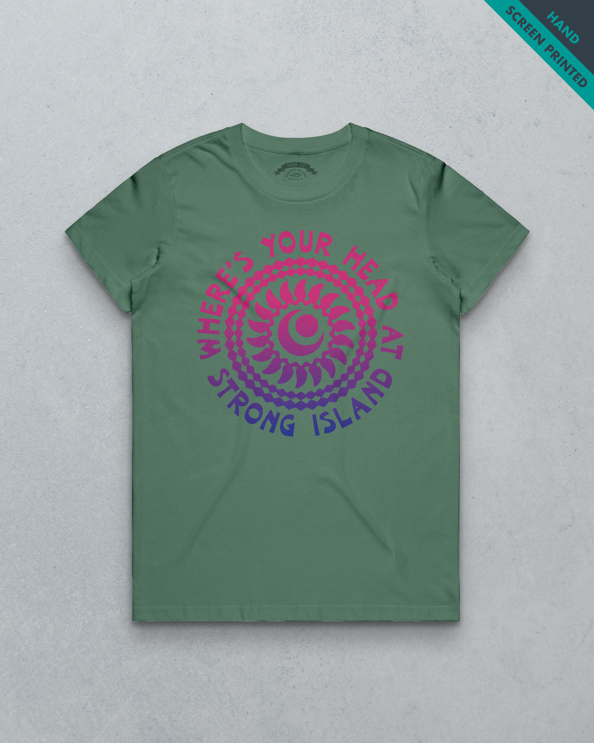 Where's your Head At // Women's Tee - Sage MID WEIGHT