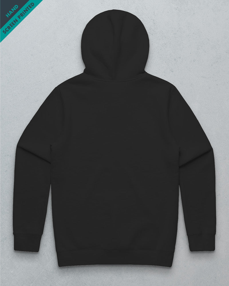 Branded // Premium Unisex Hoodie - Heather Black & Gold