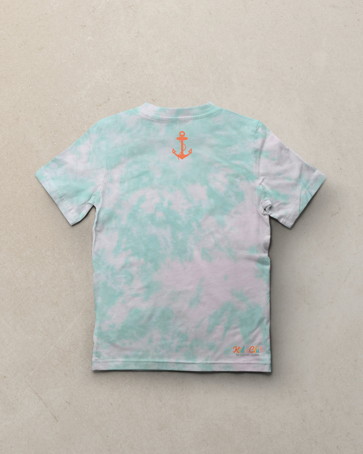 Shines //  Kids Unisex Tee - Teal Tie Dye