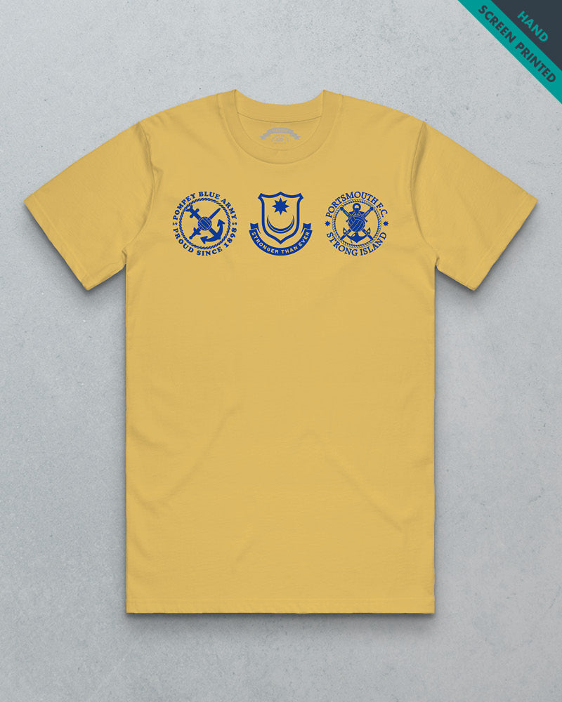 PFC Hat Trick // Men's Tee - Sunset Yellow