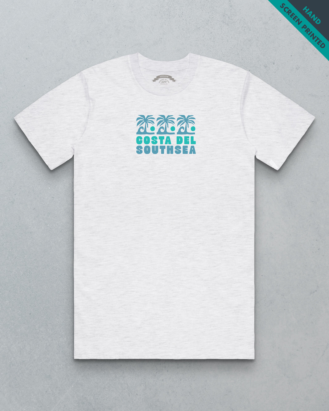 Costa del Southsea // Men's Tee - Ash White