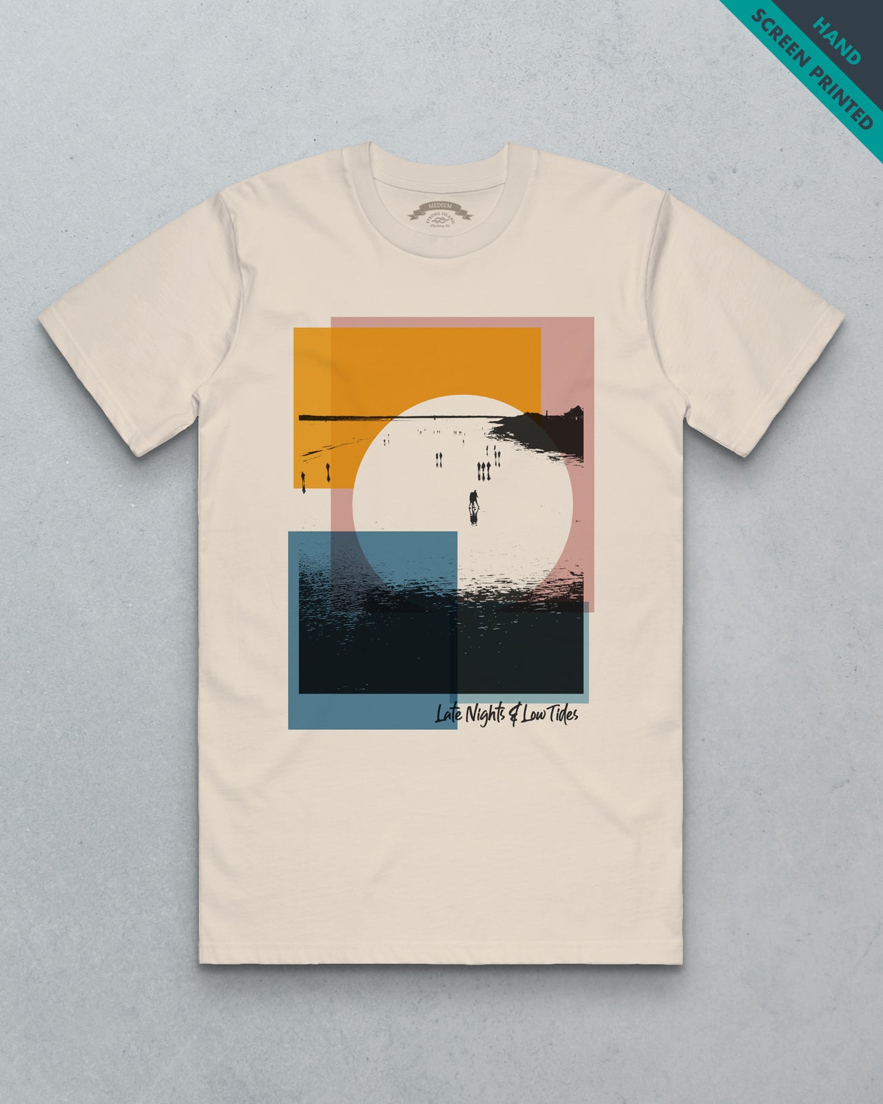 Low Tides  // Portsmouth 100 Men's Tee - Ecru