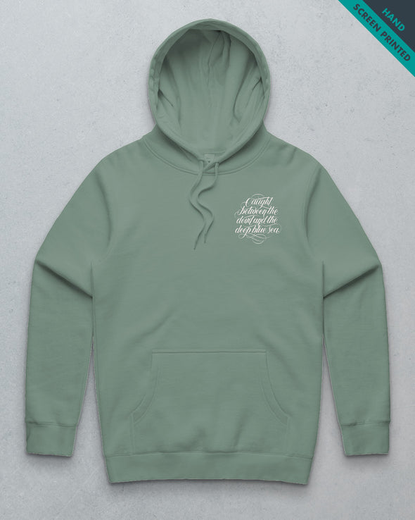 Deep Blue Sea // Premium Unisex Hoodie - Sage Green