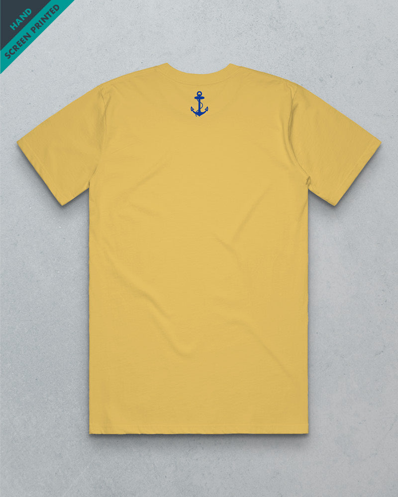 PFC Hat Trick // Men's Tee - Sunset Yellow