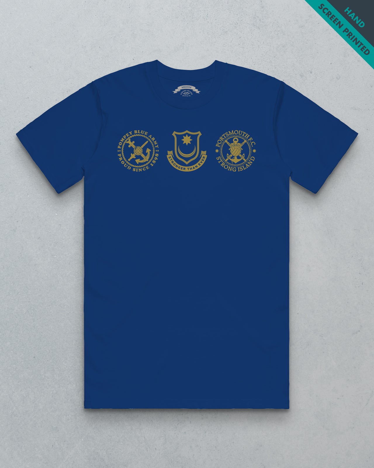 PFC Hat Trick // Men's Tee -Liberty Blue
