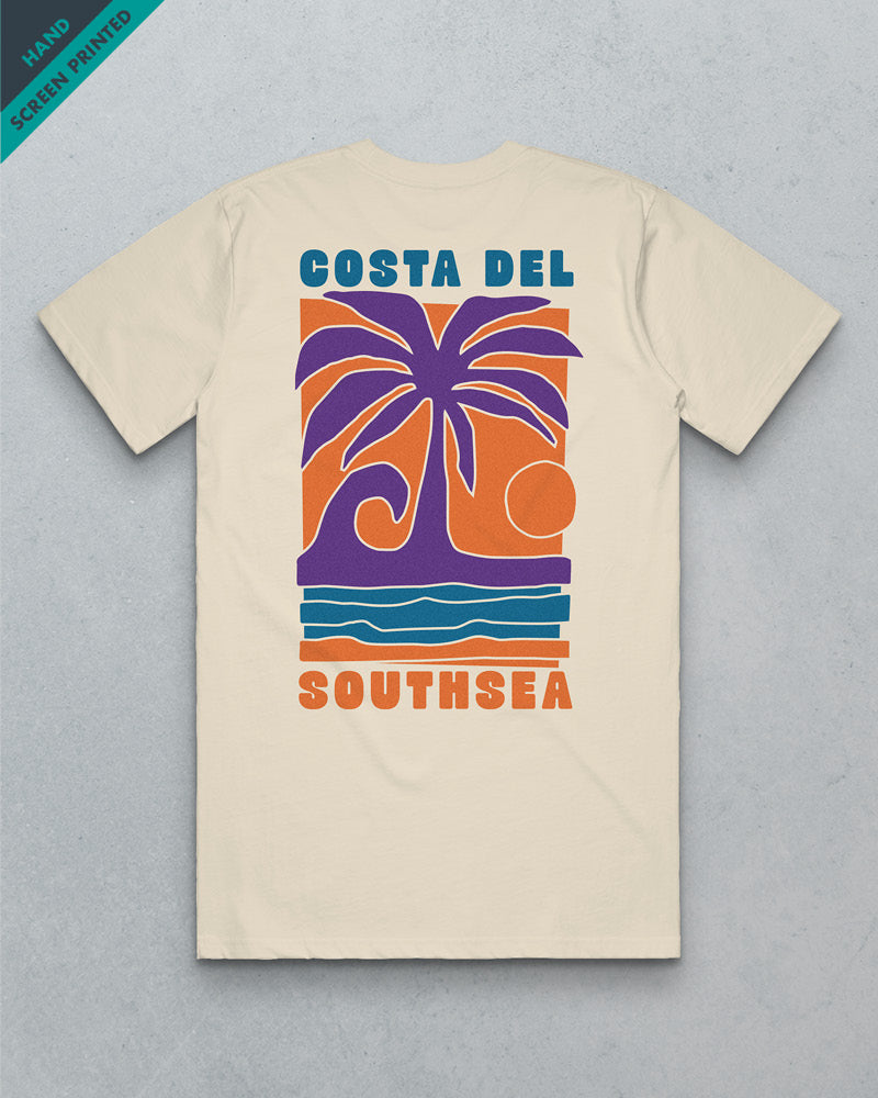 Costa del Southsea // Men's Tee - Ecru