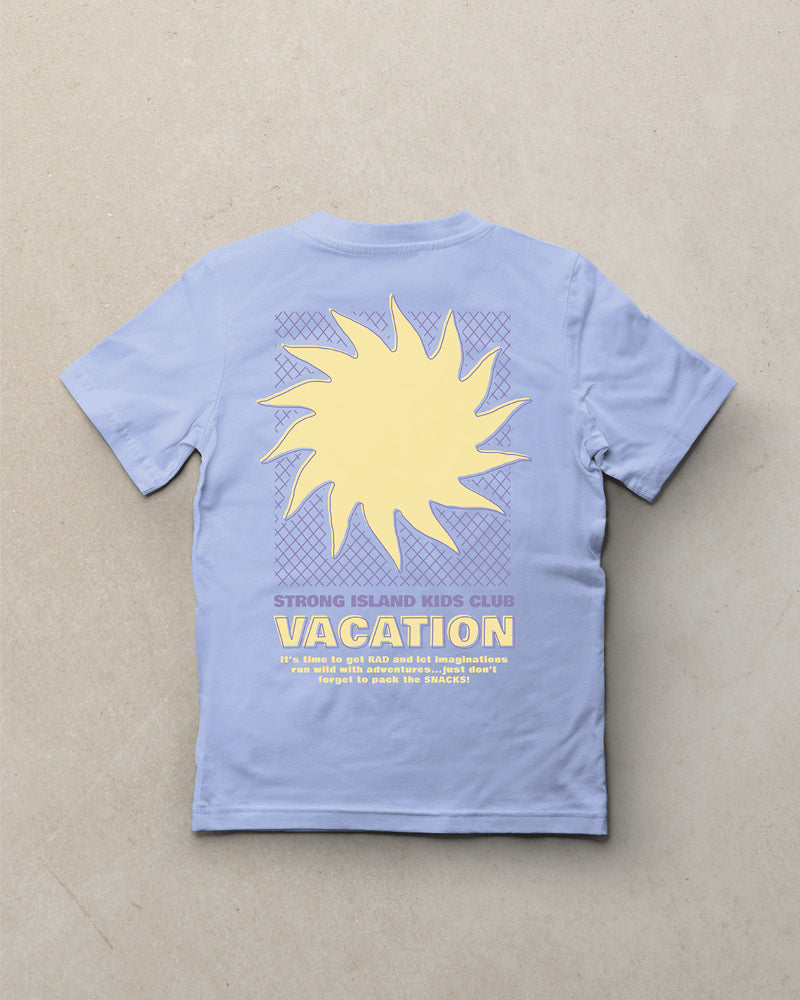 Vacation // Kids Unisex Tee - Violet