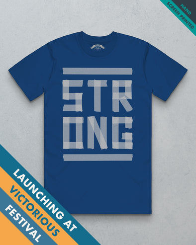 Masking Tape // Men's Tee - Liberty Blue