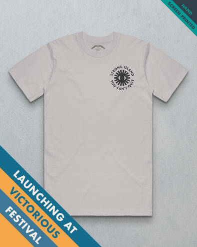 Go With The Flow // Men's Tee - Bone Beige