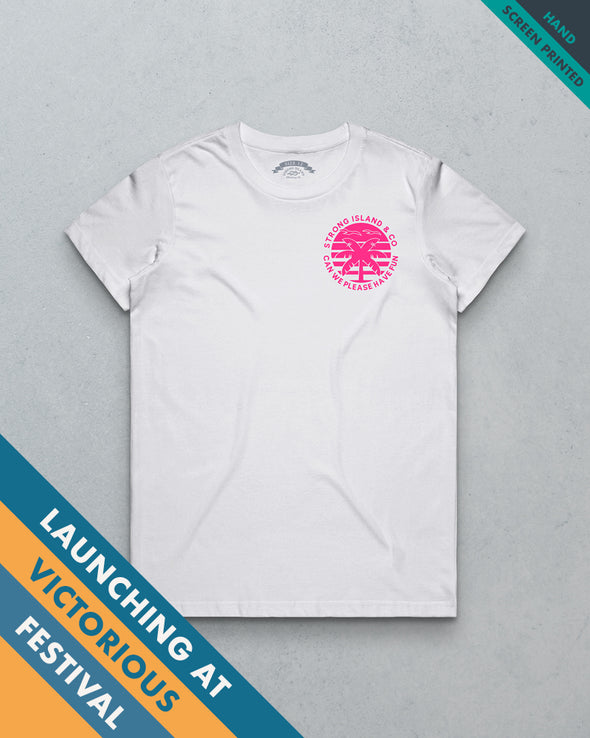 Sundown // Women's Tee - White