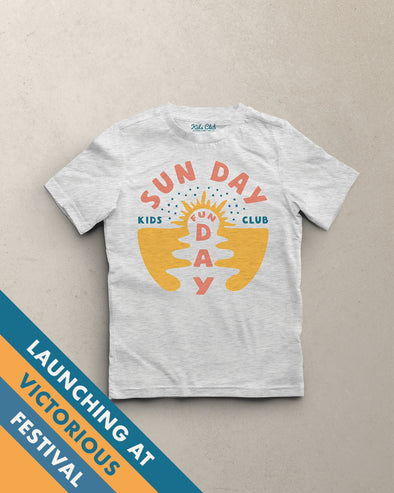 Fun Day // Toddler Kids Unisex Tee - Ash White