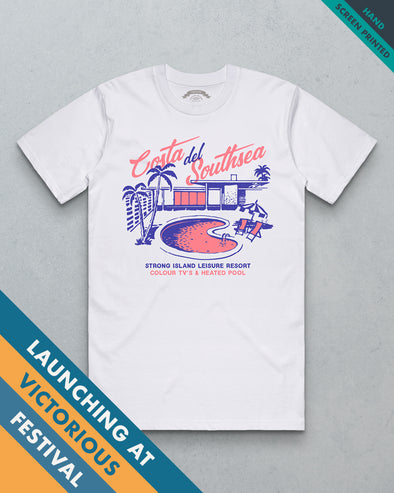 Costa del Southsea // Men's Tee - White