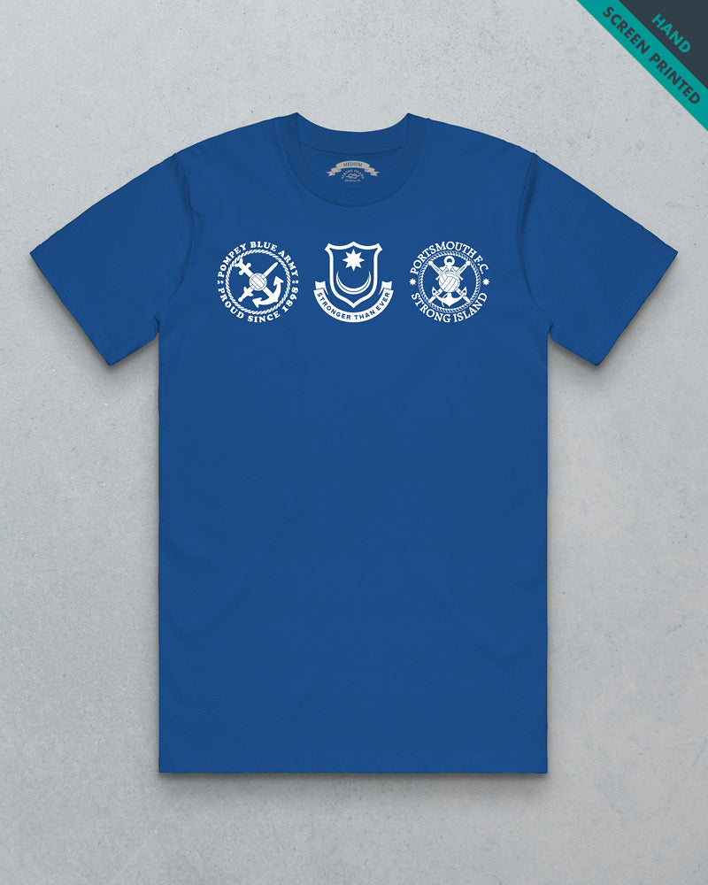 PFC Hat Trick // Men's Tee - Royal Blue