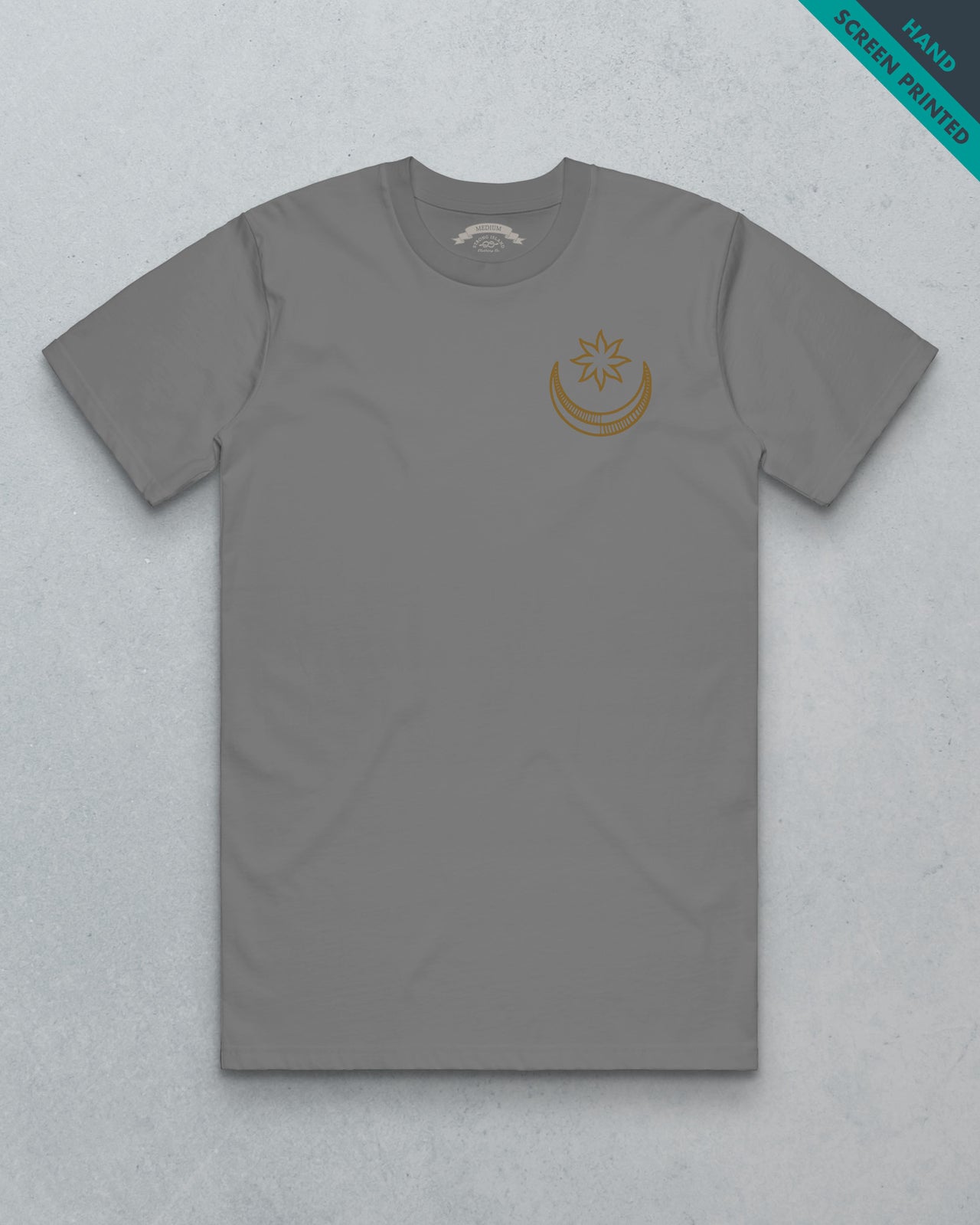 Crest  // Portsmouth 100 Men's Tee - Gravel Grey