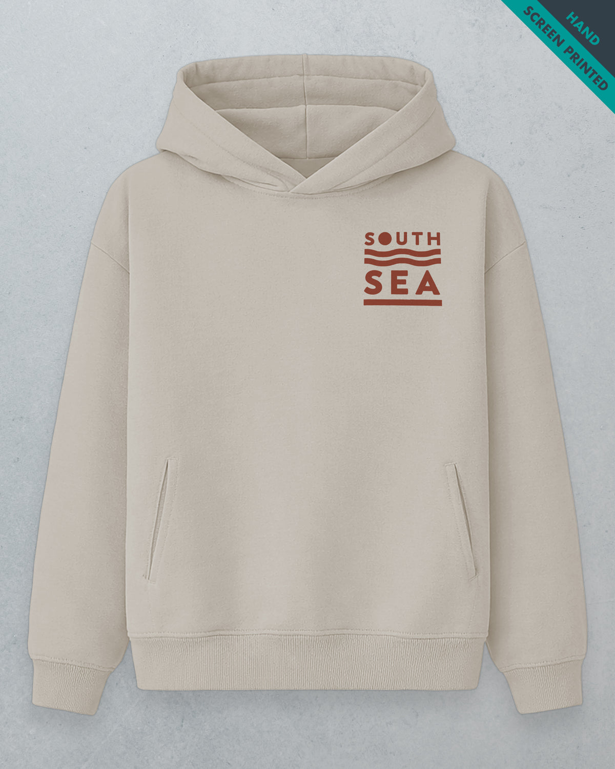 Southsea // Premium Unisex Hoodie - Stone Beige