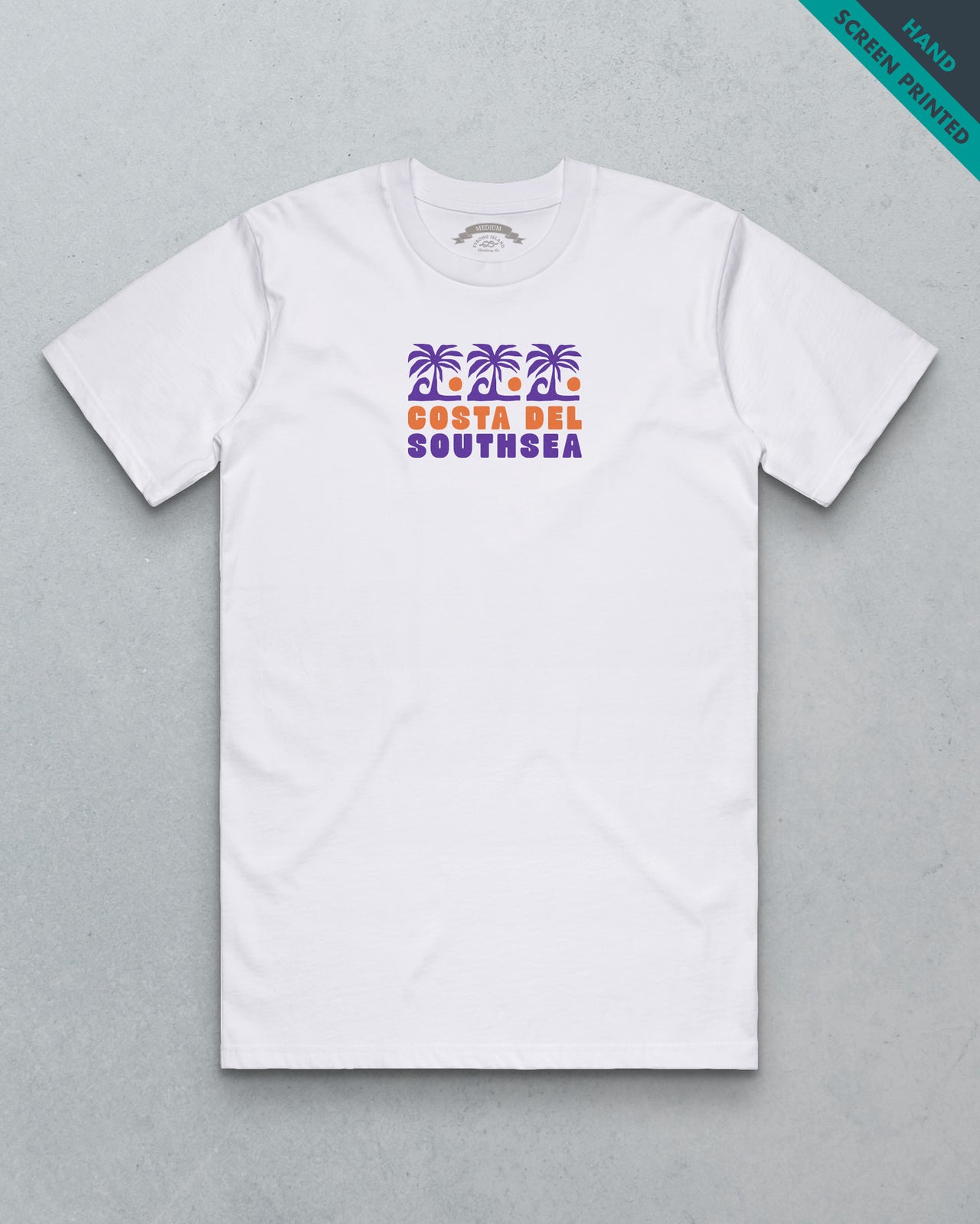 Costa del Southsea // Men's Tee - White