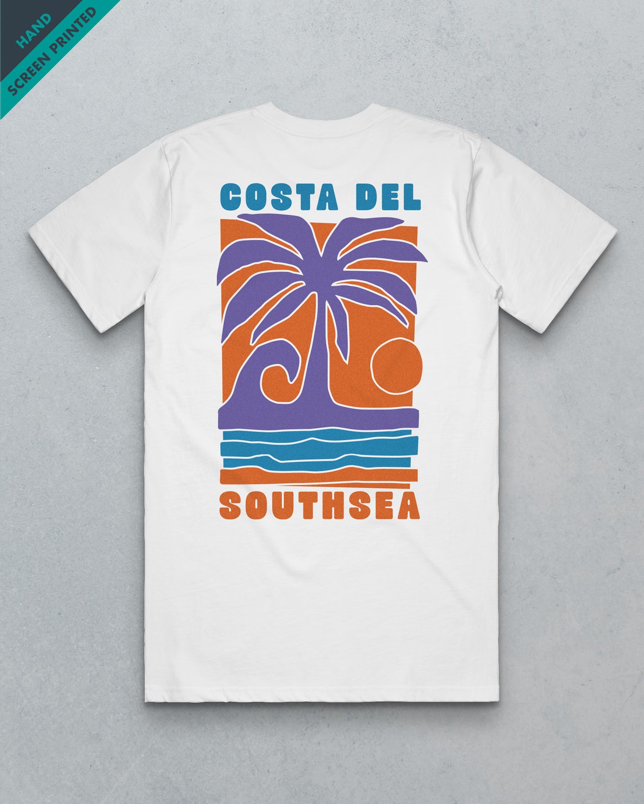 Costa del Southsea // Men's Tee - White
